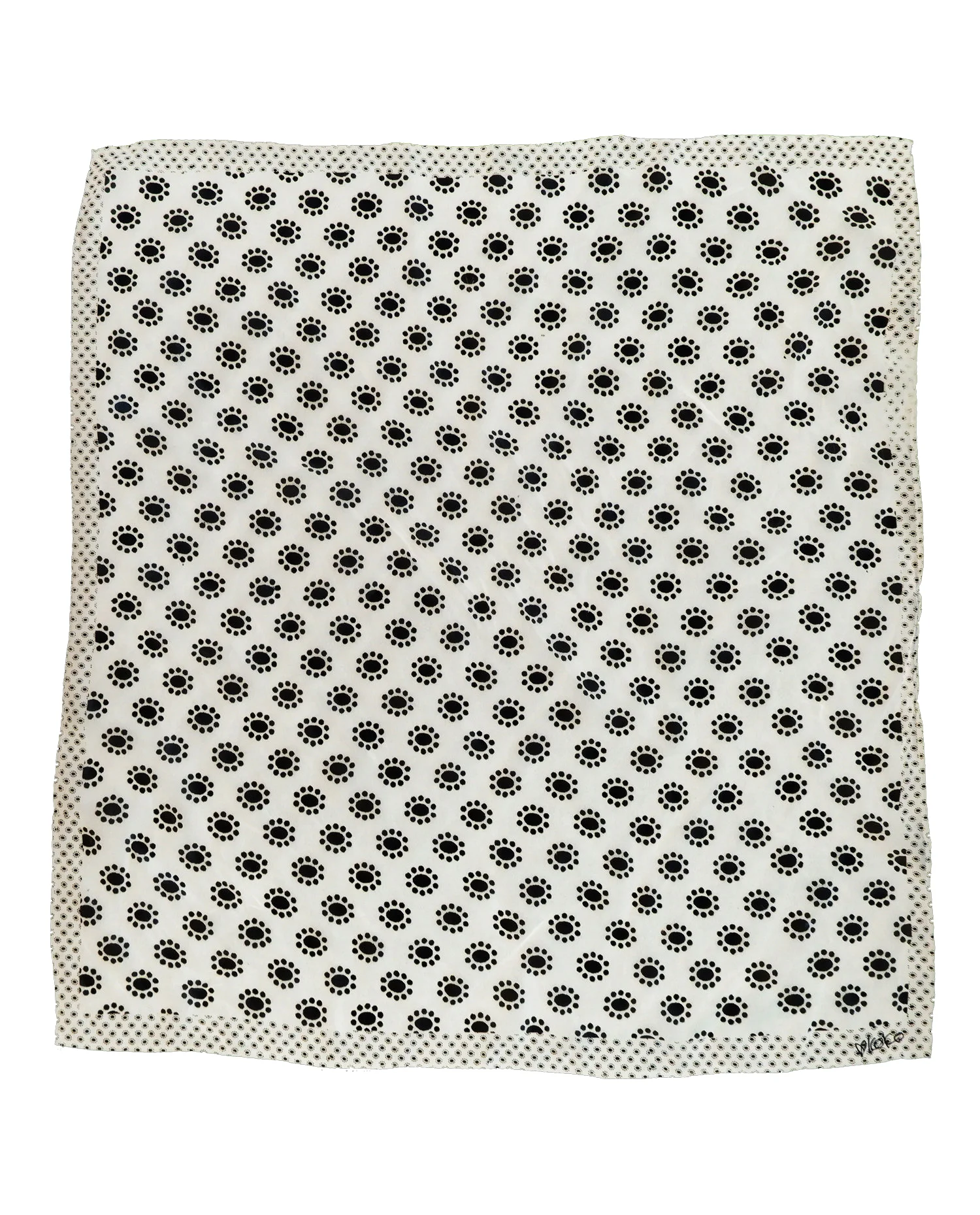 WHITE & BLACKANKARA SUNFLOWER SILK SCARF 2.jpg