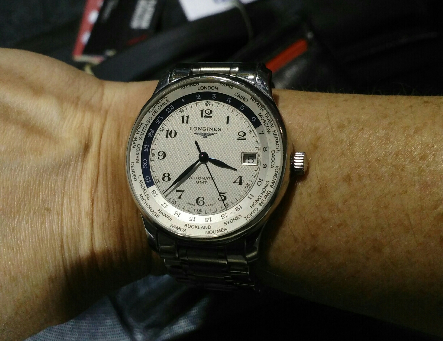By 3:35am, I was already waiting in a very long line at the airport.