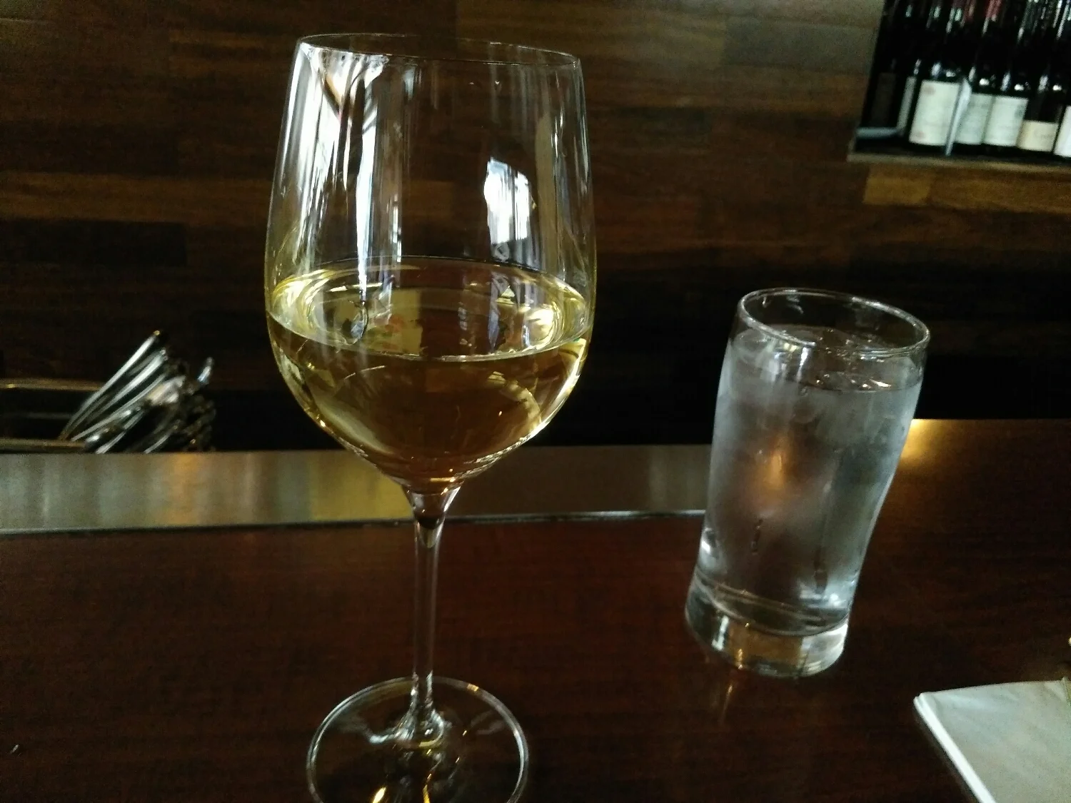 Maybe it was lunch, but I was about hour 47 into a trip that should have taken 12. At this point, I needed booze to avoid going insane. And let's be honest....Grüner Veltliner is perfect with spicy food on a hot day.