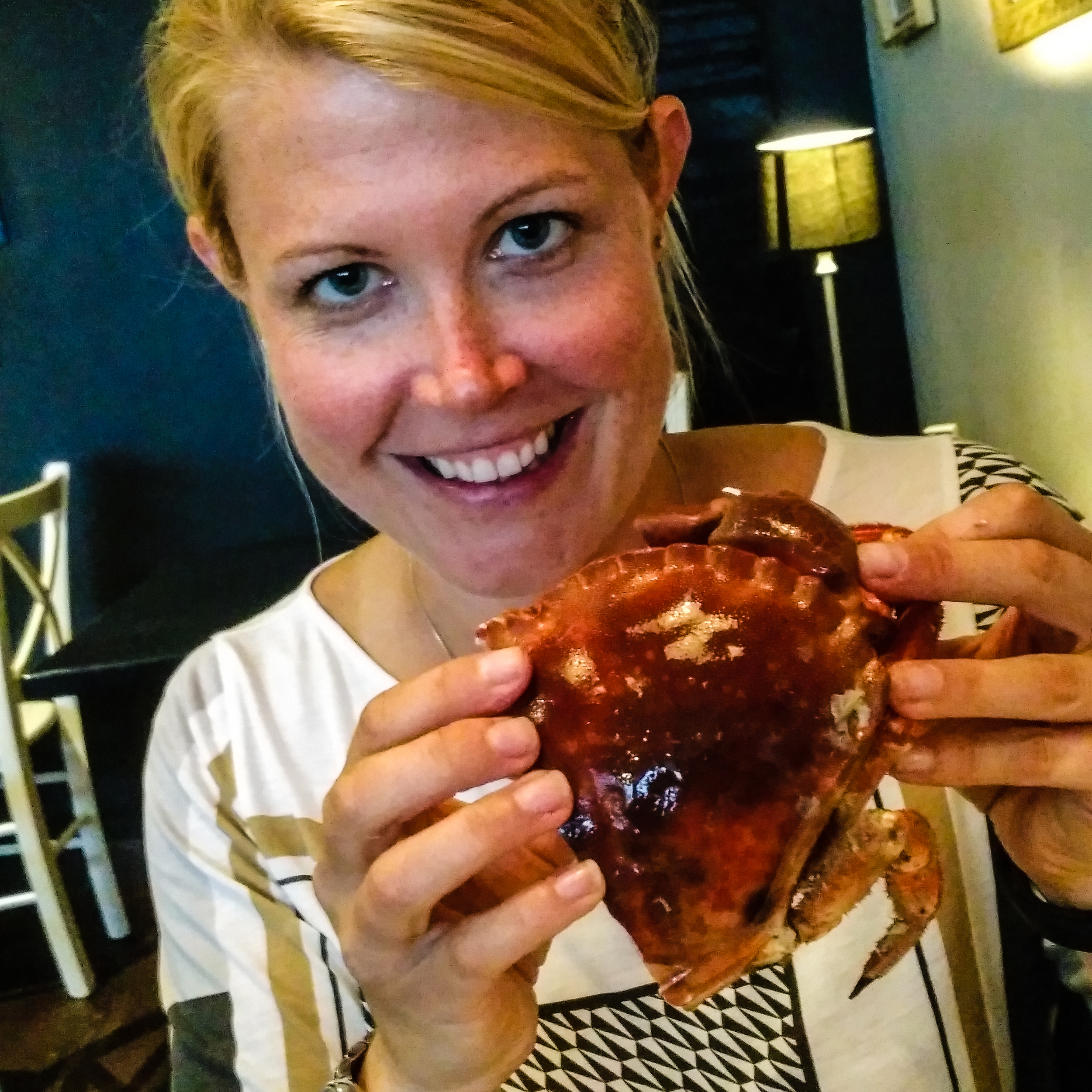 family , travel, travel adventures, Europe, euro vacation, nephew, aunt, France, Cherbourg, Tour de France, crab, seafood feast, food
