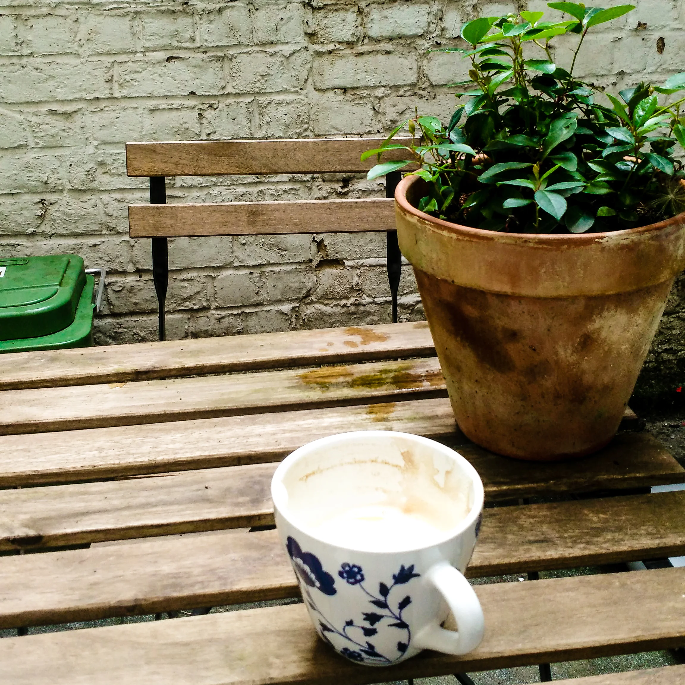 expat, Gent, Belgium, patio, garden, terrace, coffee, garden