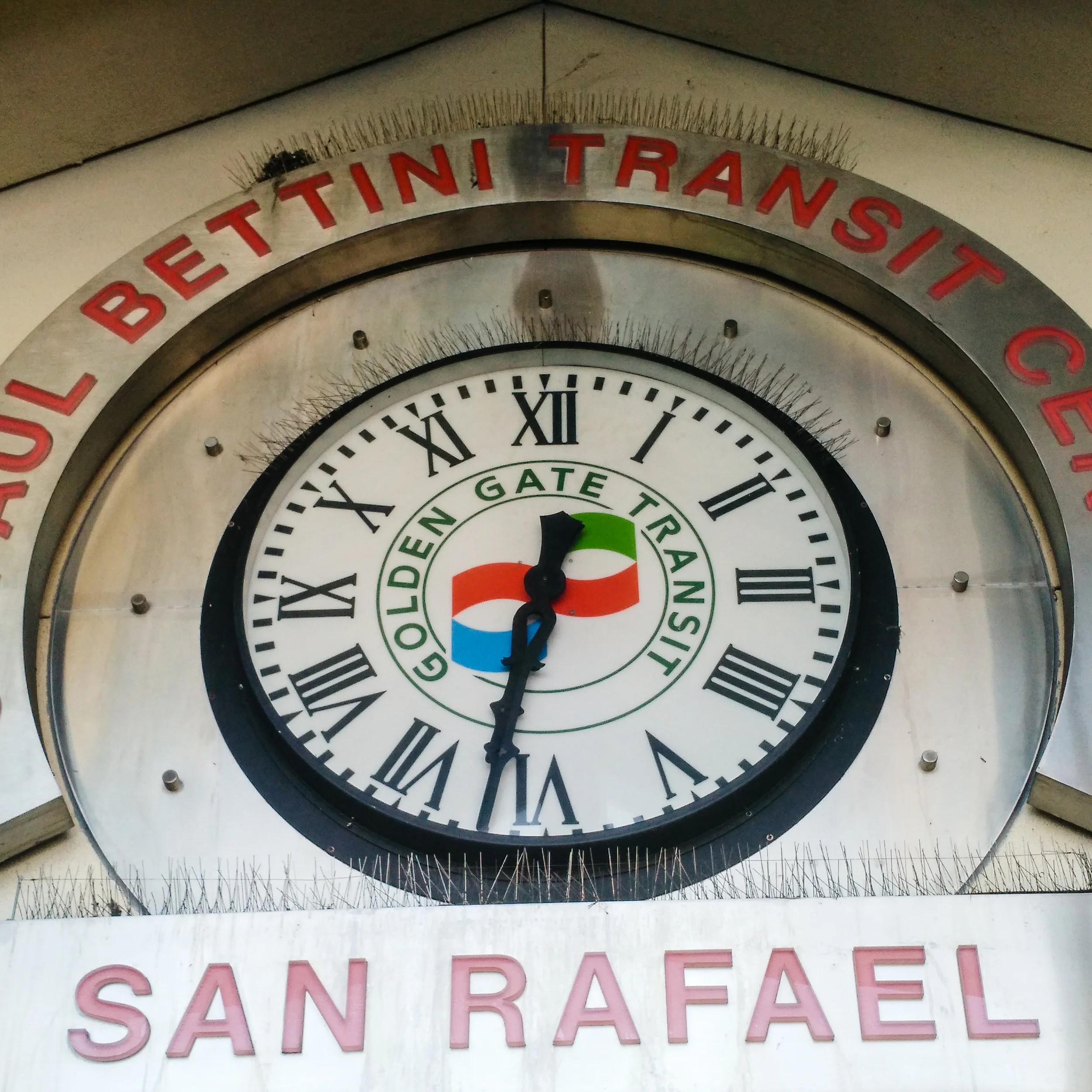 It took a few buses to get from Oakland up to Santa Rosa, including a stop through San Rafael.