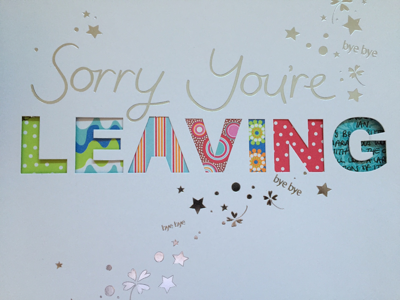 Parting is such sweet sorrow