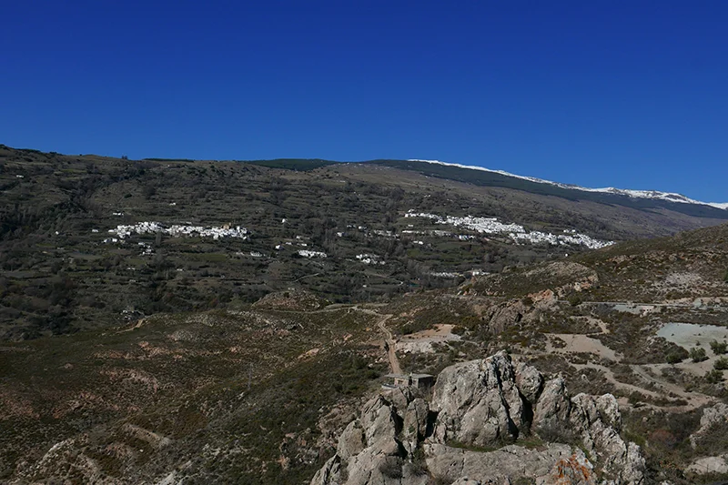 The mountains that Brenan crosses on foot