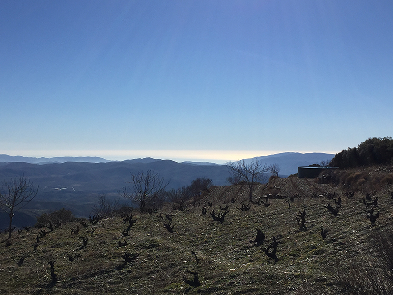 The road to Oooo-Hee-Har and the shimmering Mediterranean in the distance 