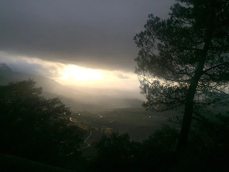 The Road from Cazorla to the Parador.