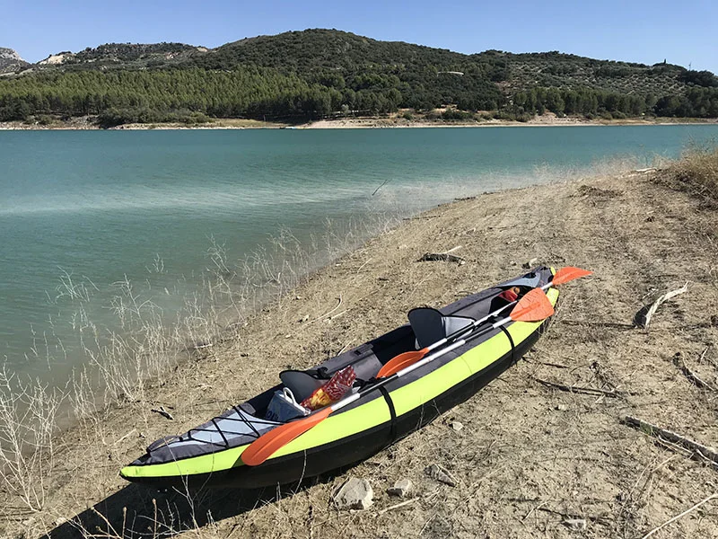 Kayak on Lake Colomera