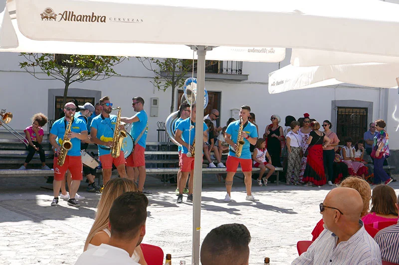 Charanga Llena playing in the Square.