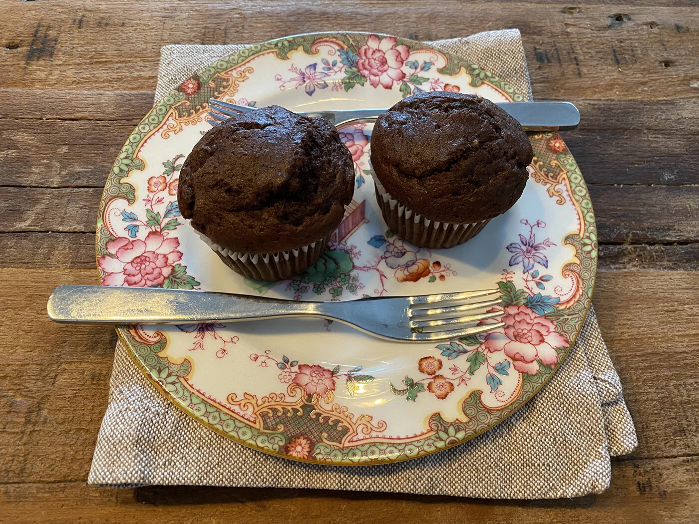 Nigella's Chocolate and Banana Muffins (with additions!)