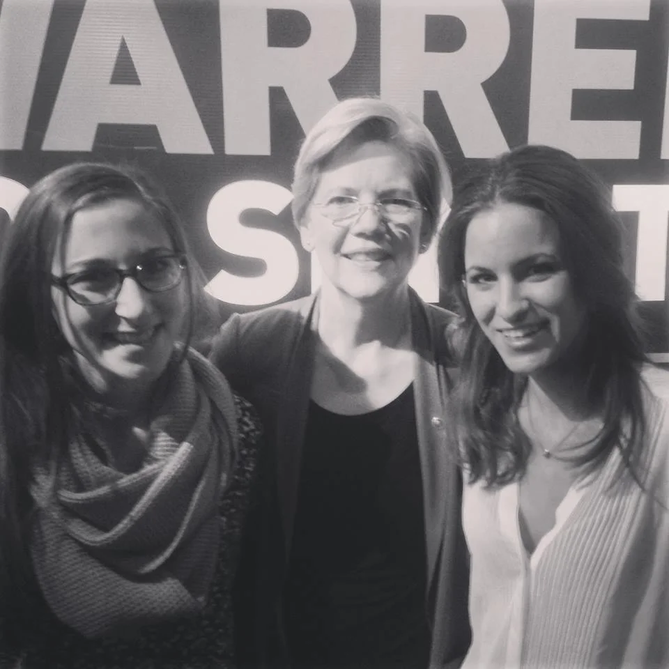 Just a couple of girlbosses at a work reunion. (Yes, Senator Elizabeth Warren is a former boss of mine.)