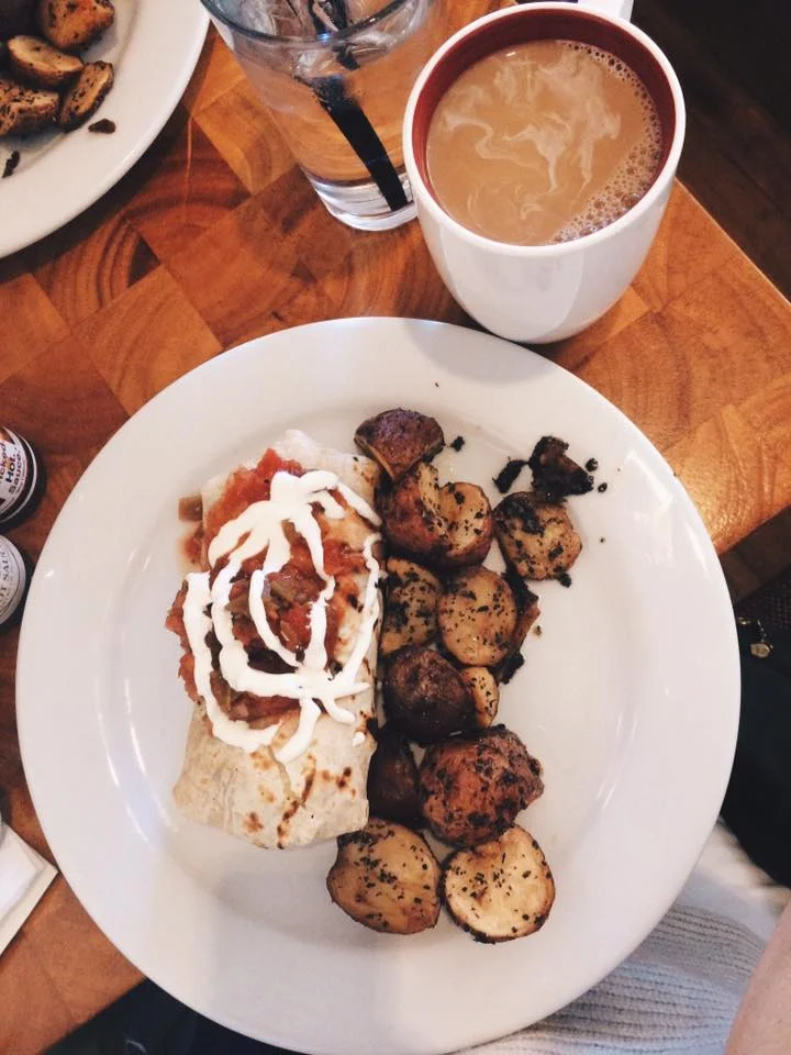 Support local businesses, eat local food!