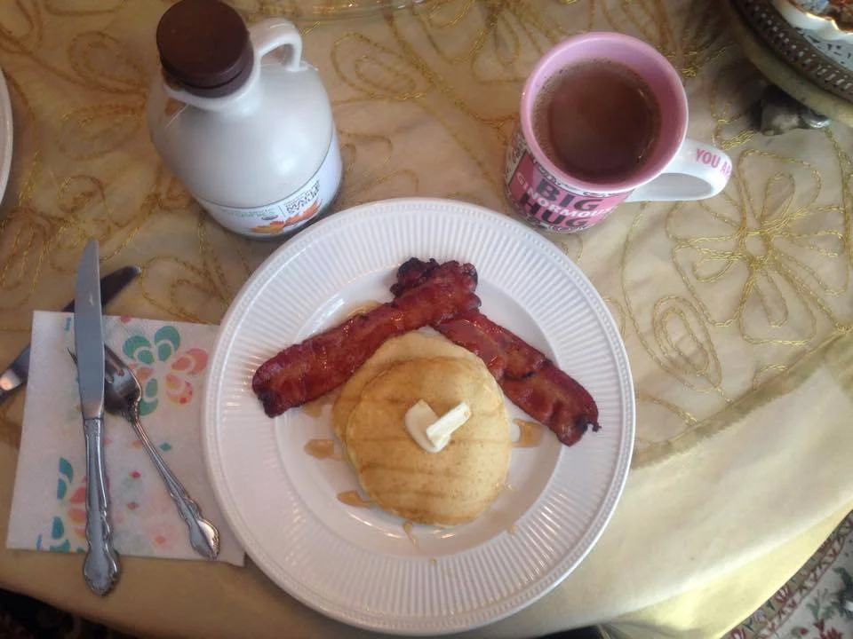 My version of sometimes "self-care": Pancakes.