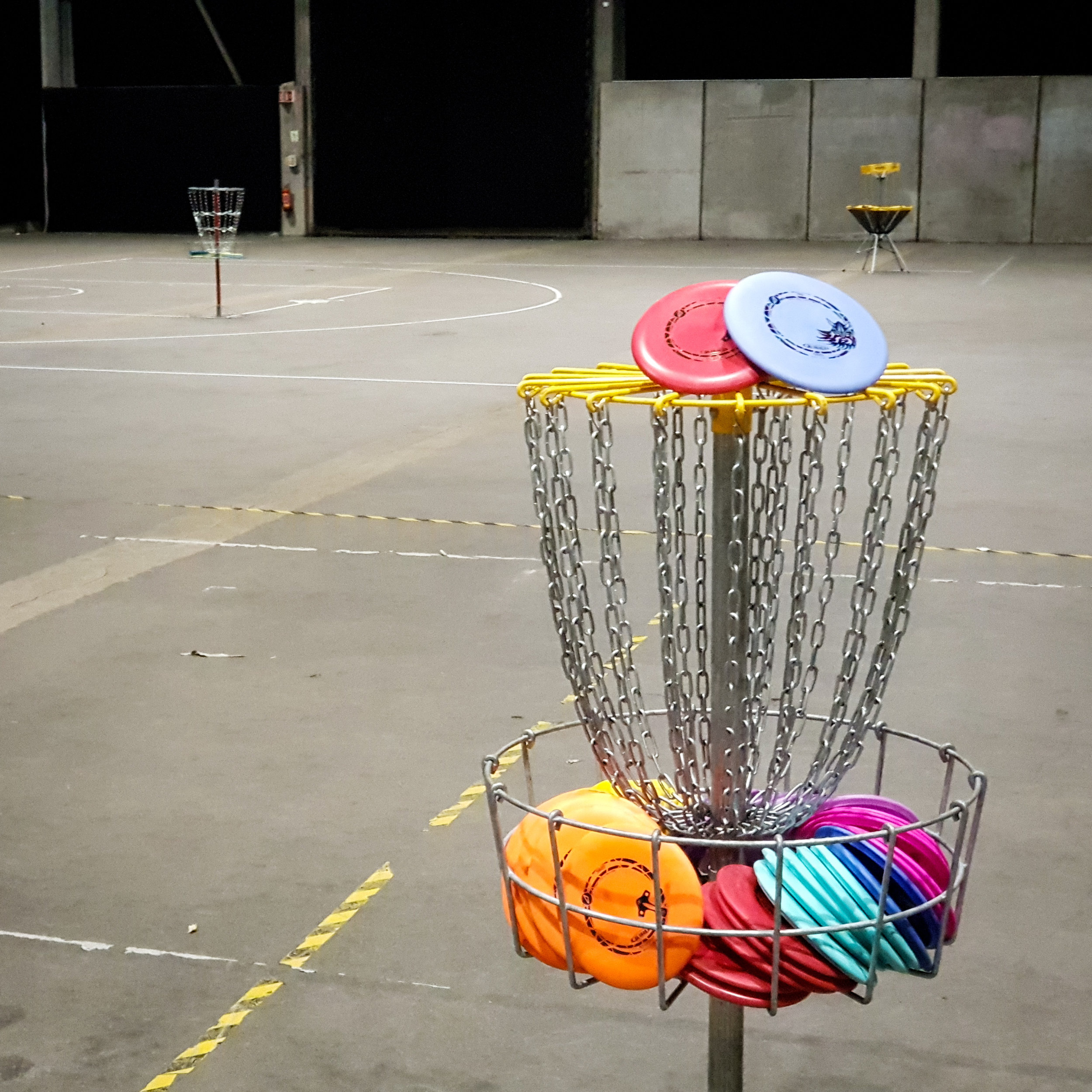 Frisbee i Aktivitetshallen