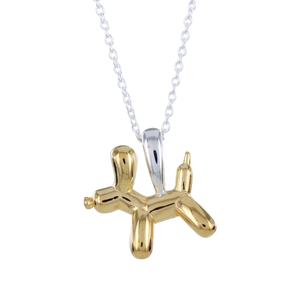 balloon dog necklace