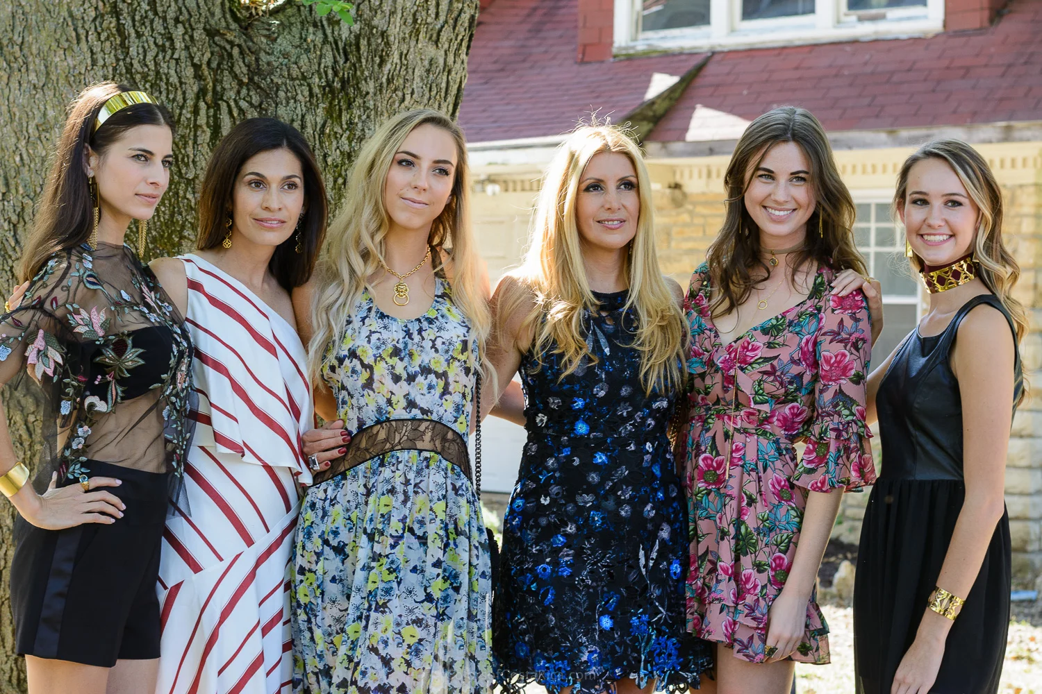 From left to right: Noelle, Luza, Elise, Georgina, Rebecca and Hunter