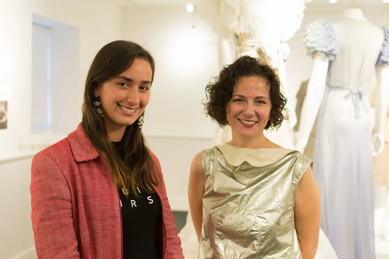 With the Costume Museum Curator, Dr. Lori Hall-Araujo