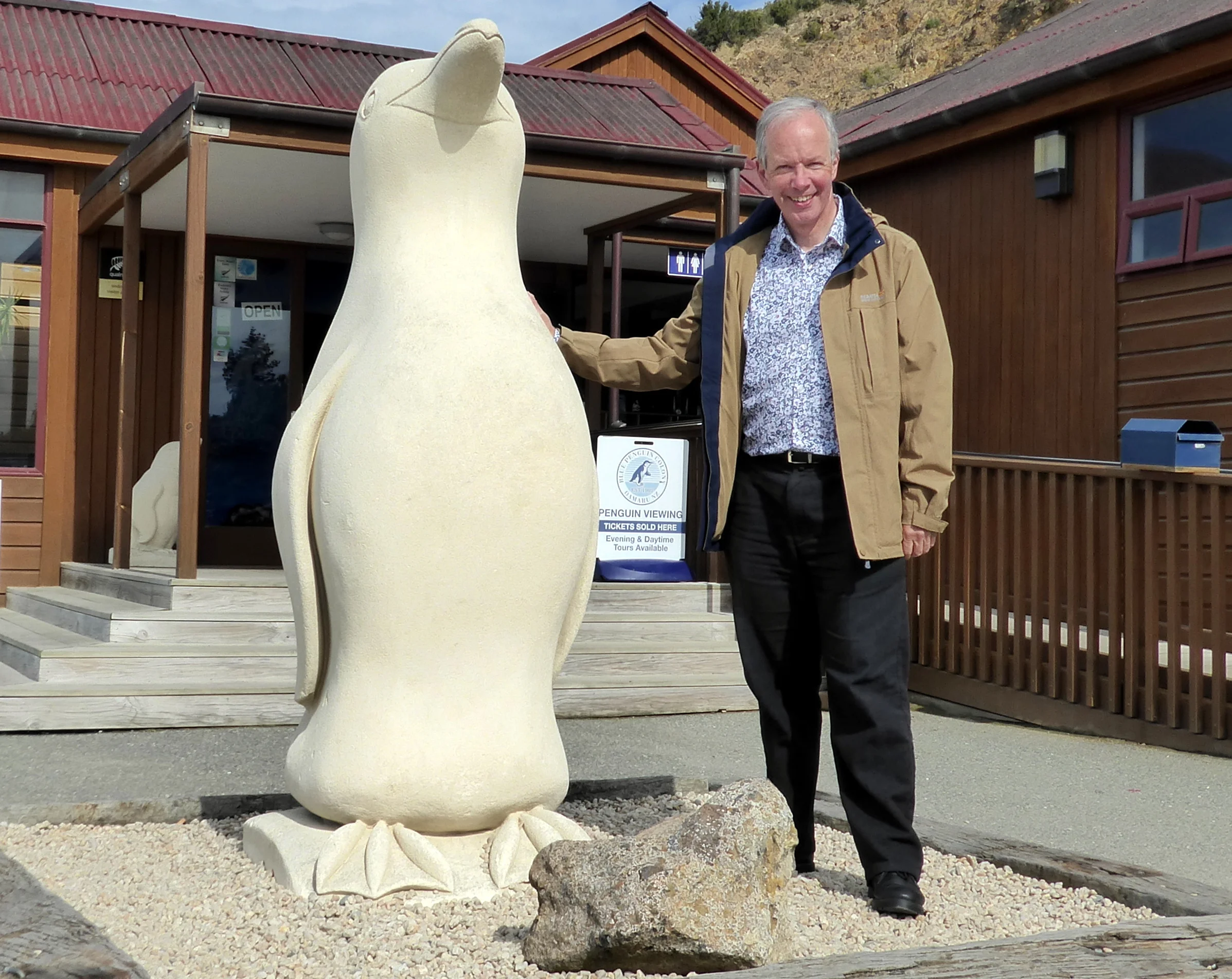 There's nobody here 'cept me and my penguin