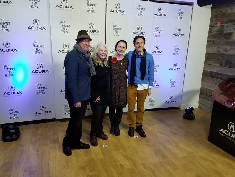 2017 Sundance with Lois Smith and the crew from the movie  Marjorie Prime