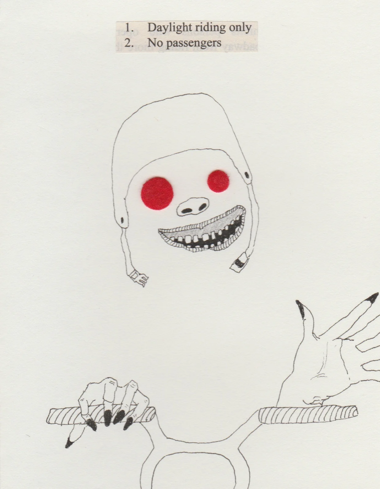 "Open Wide Kiddo" Series | Ink Drawings, 4x6"