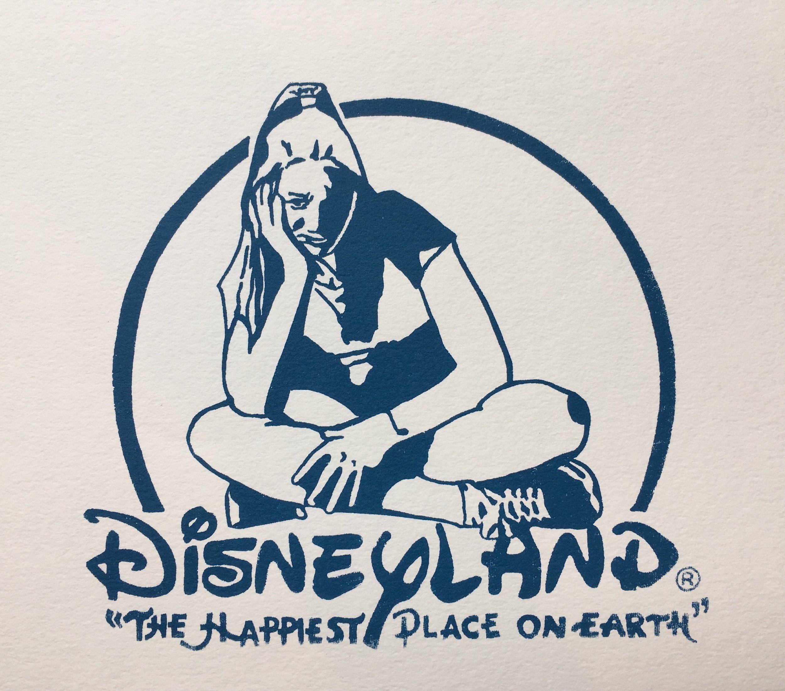 The Real Disney | Screenprint, 5x7"