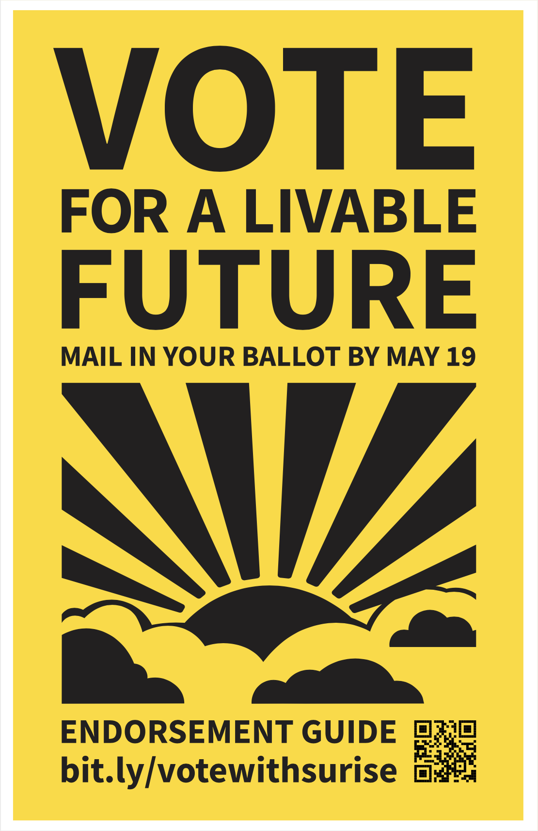 Vote for A Liveable Future (Co-designed with Sam Richins), 2020