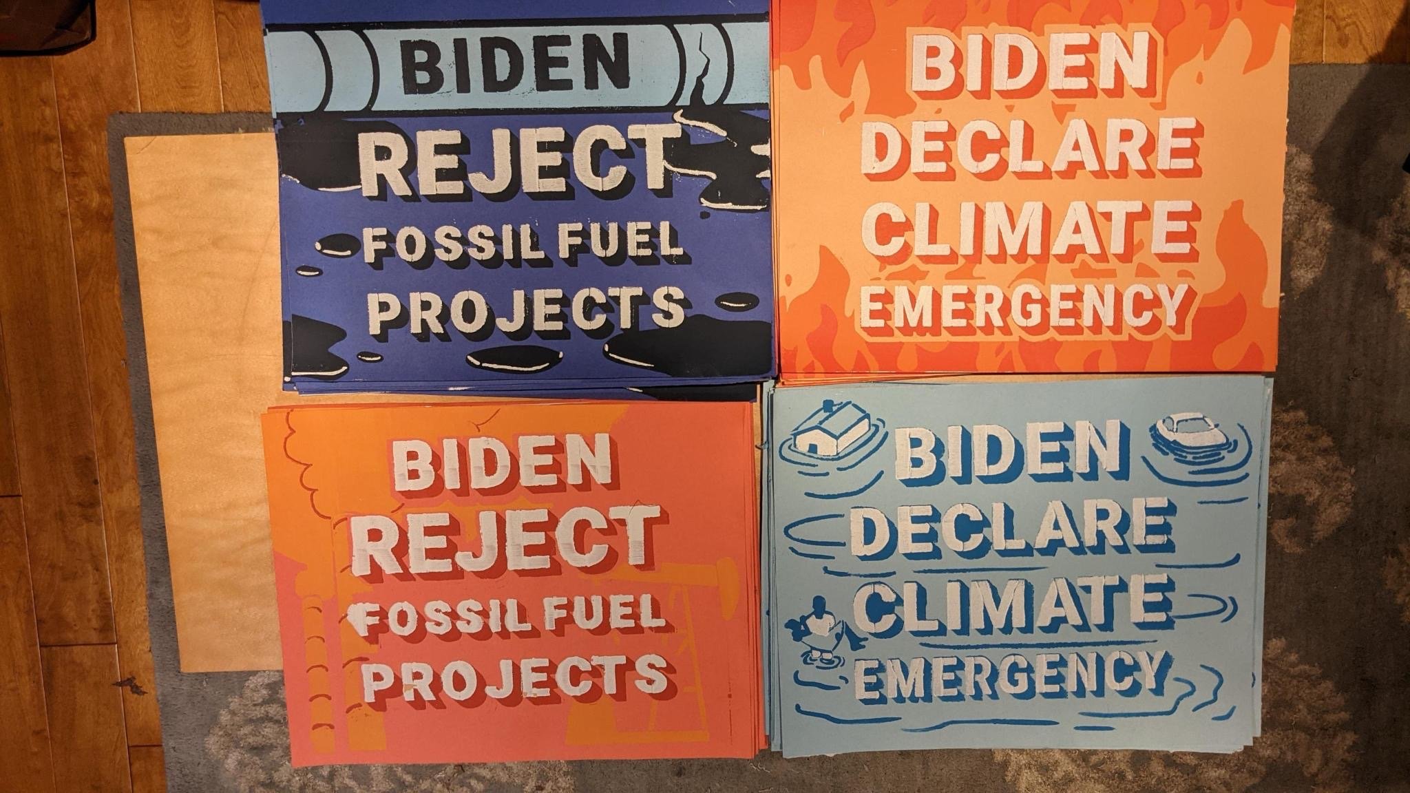 People Vs. Fossil Fuels, Washington D.C., 2021 (Co-designed with Izzy Harrison)
