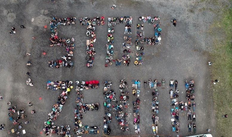 Stop Zenith, Human Sign, PDX Climate Strike, 2019
