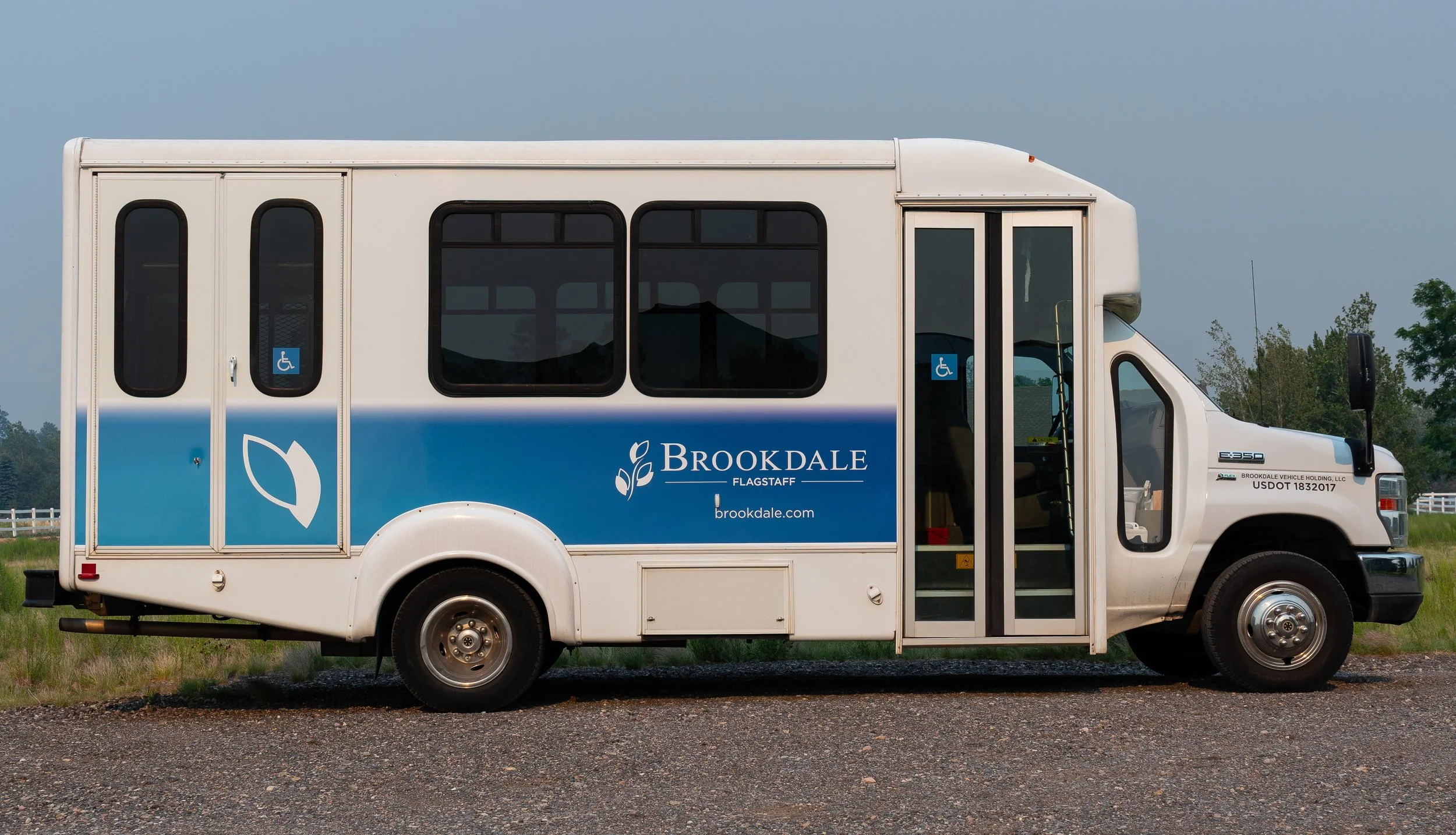 Partial Wrap on a van for Brookdale Flagstaff, AZ.