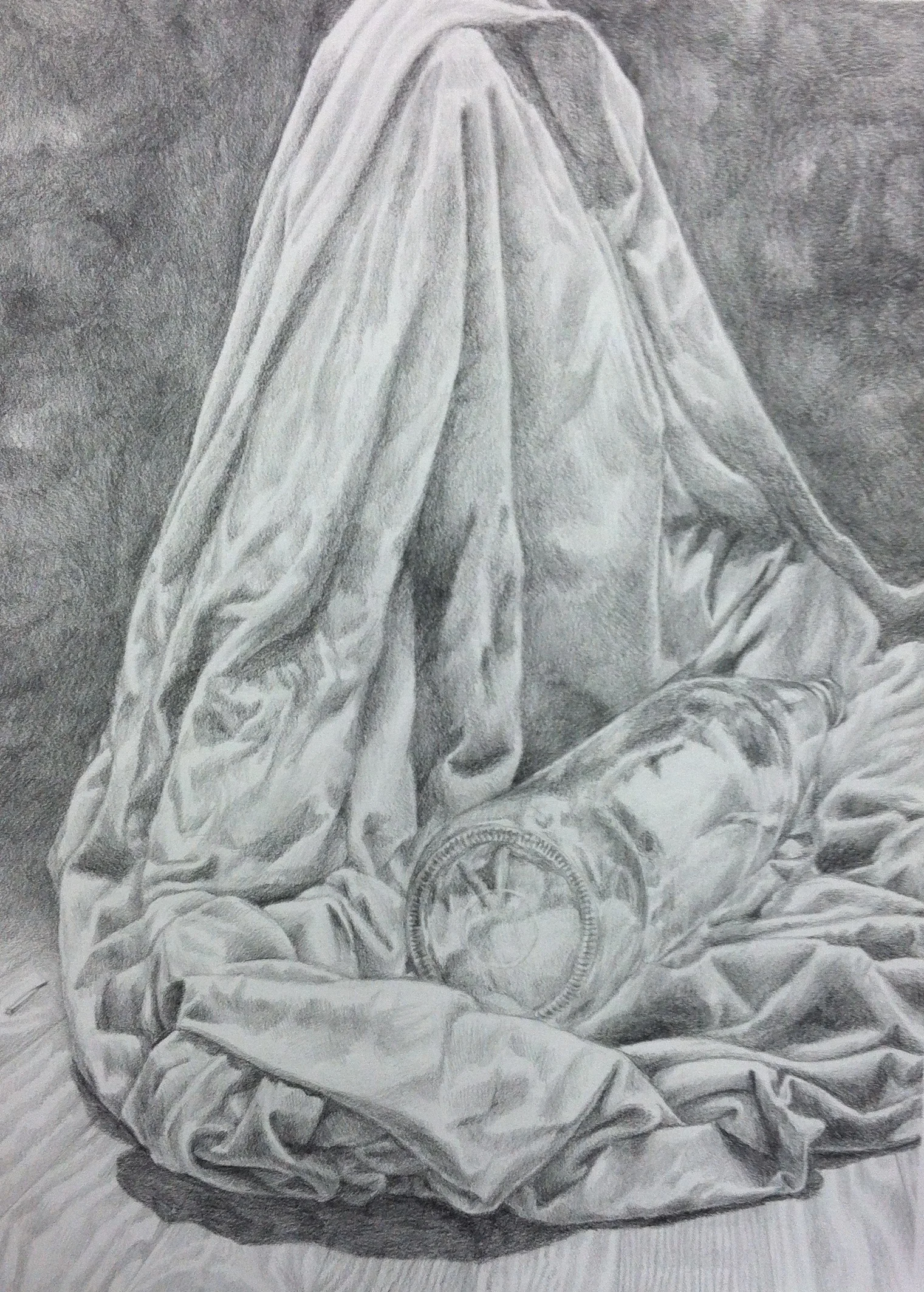 13. Still Life With Drapery, Drawing I