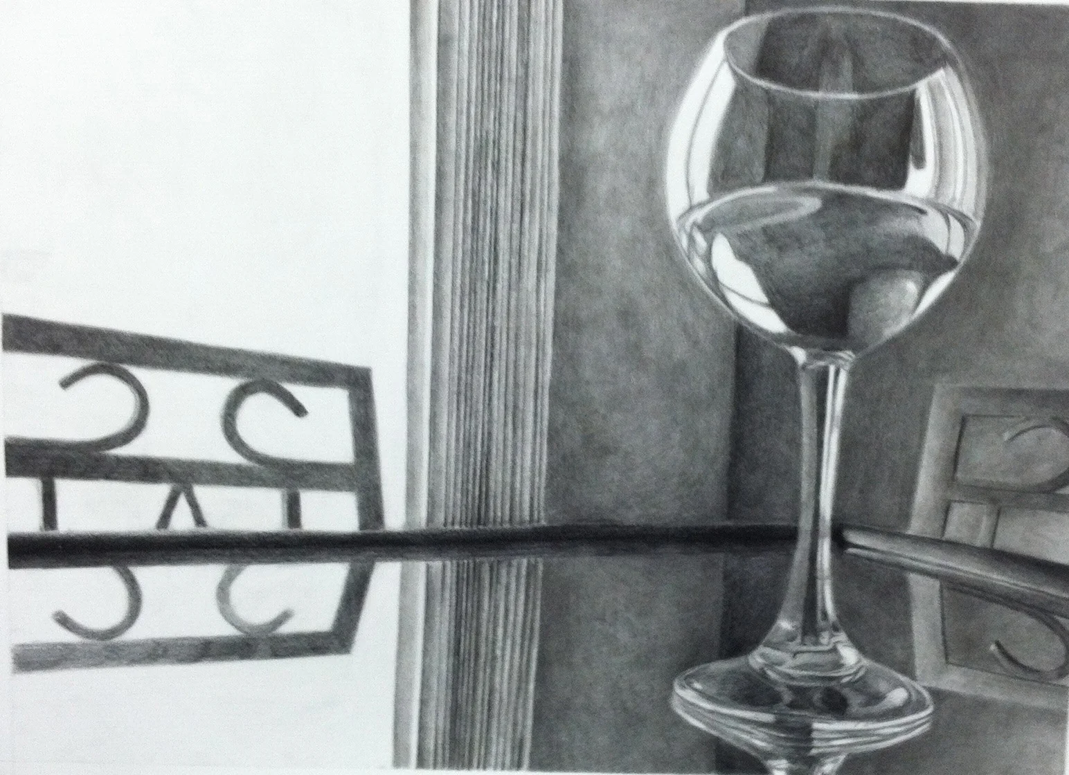 1. Drawing I: Still Life with Reflections