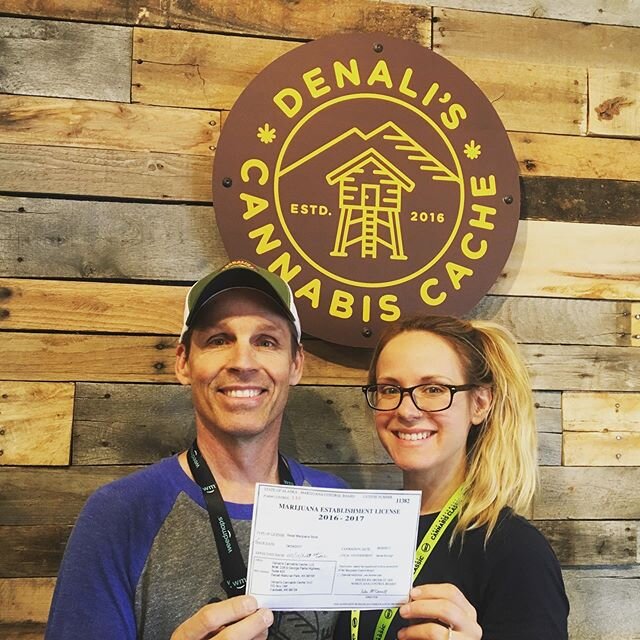 Throwback to 3 years ago today when we finally got our license from AMCO to legally sell cannabis in Alaska 😄 We&rsquo;re psyched to get things going again this year - opening for 2020 on JUNE 1! Hope to see you there🤘🏼
&bull;
&bull;
&bull;
#legal