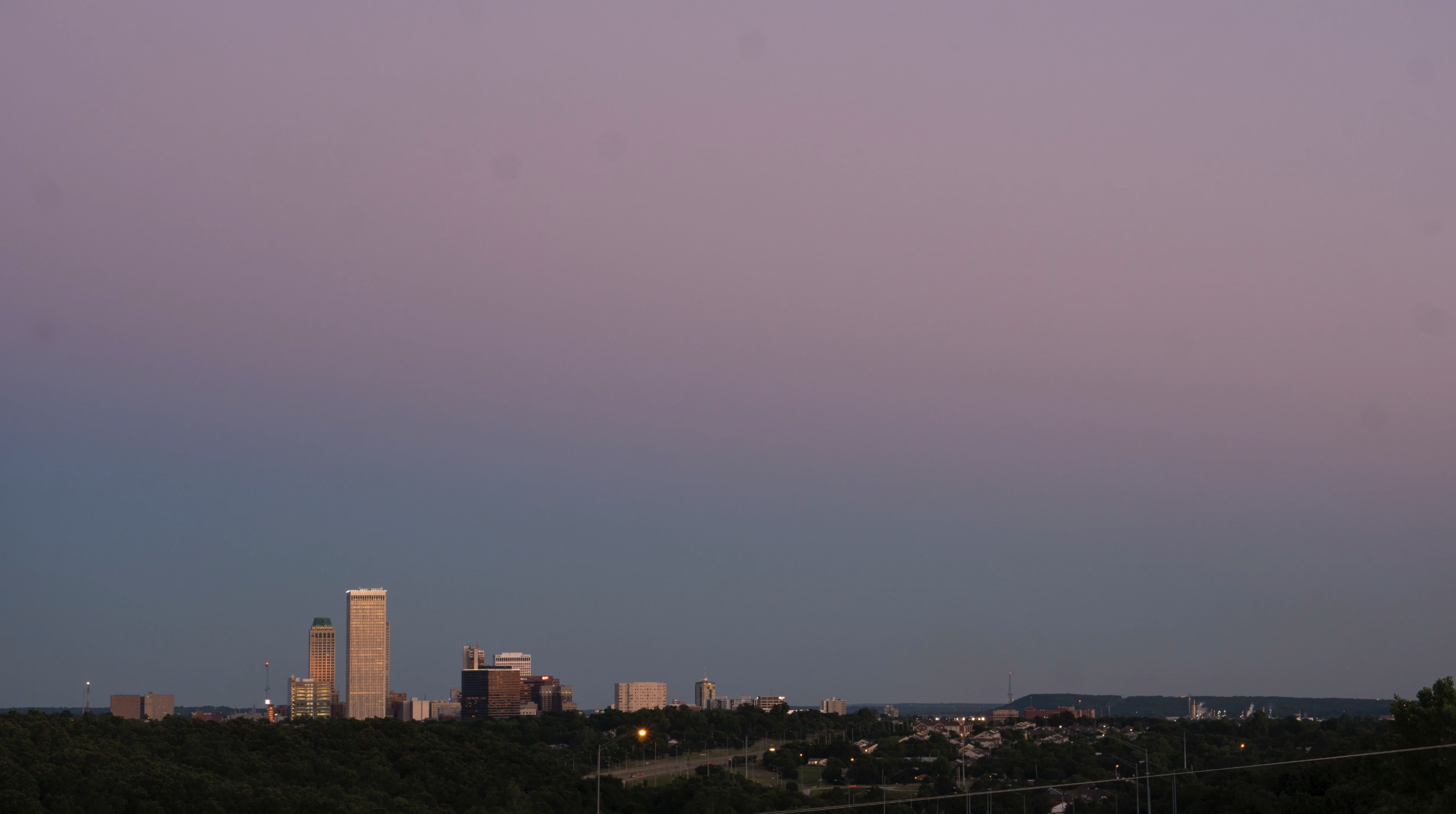 DownTown Tulsa Sunset 