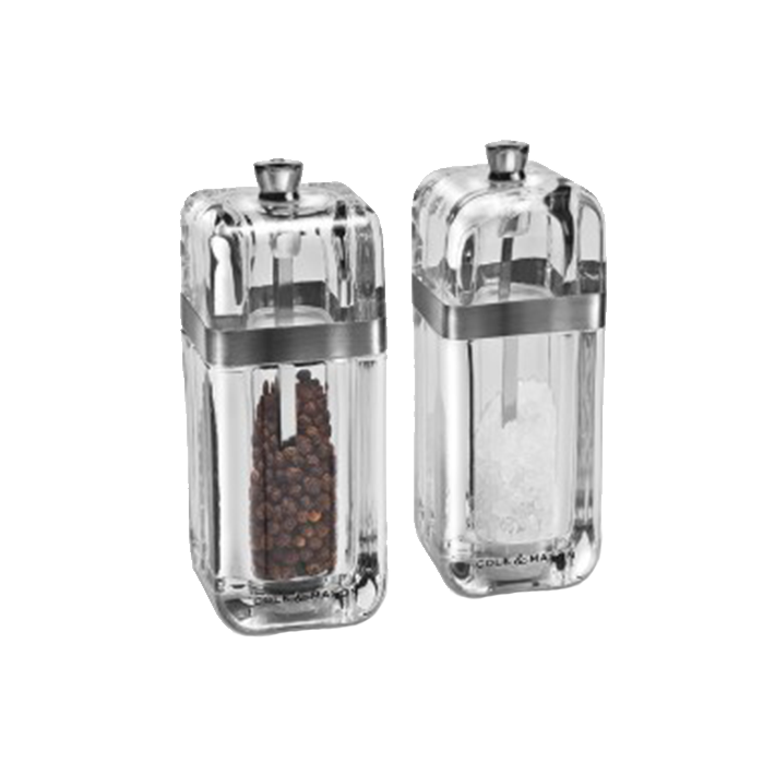 Cole & Mason H307398P Precision Kempton Salt and Pepper Gift Set 130 mm Transparent 