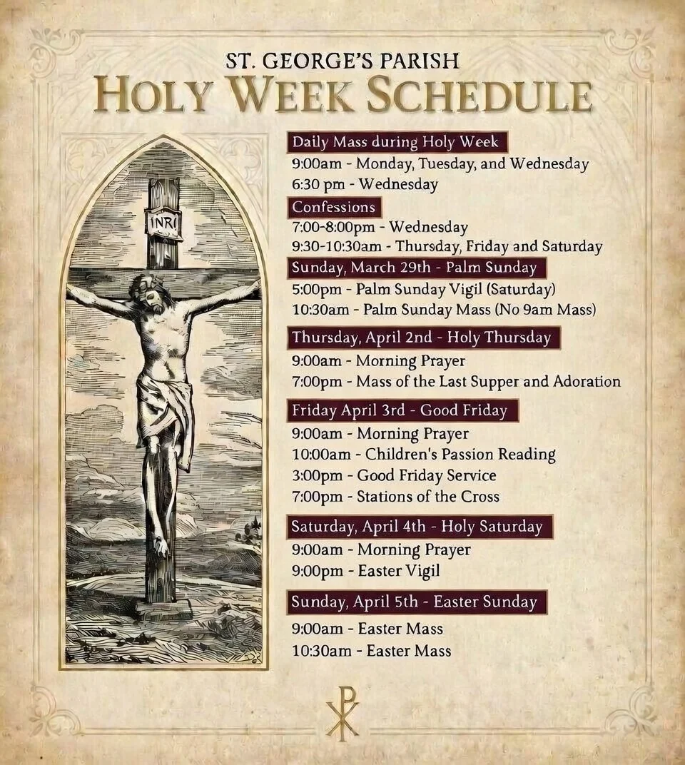 Holy Week at St. George's Parish 