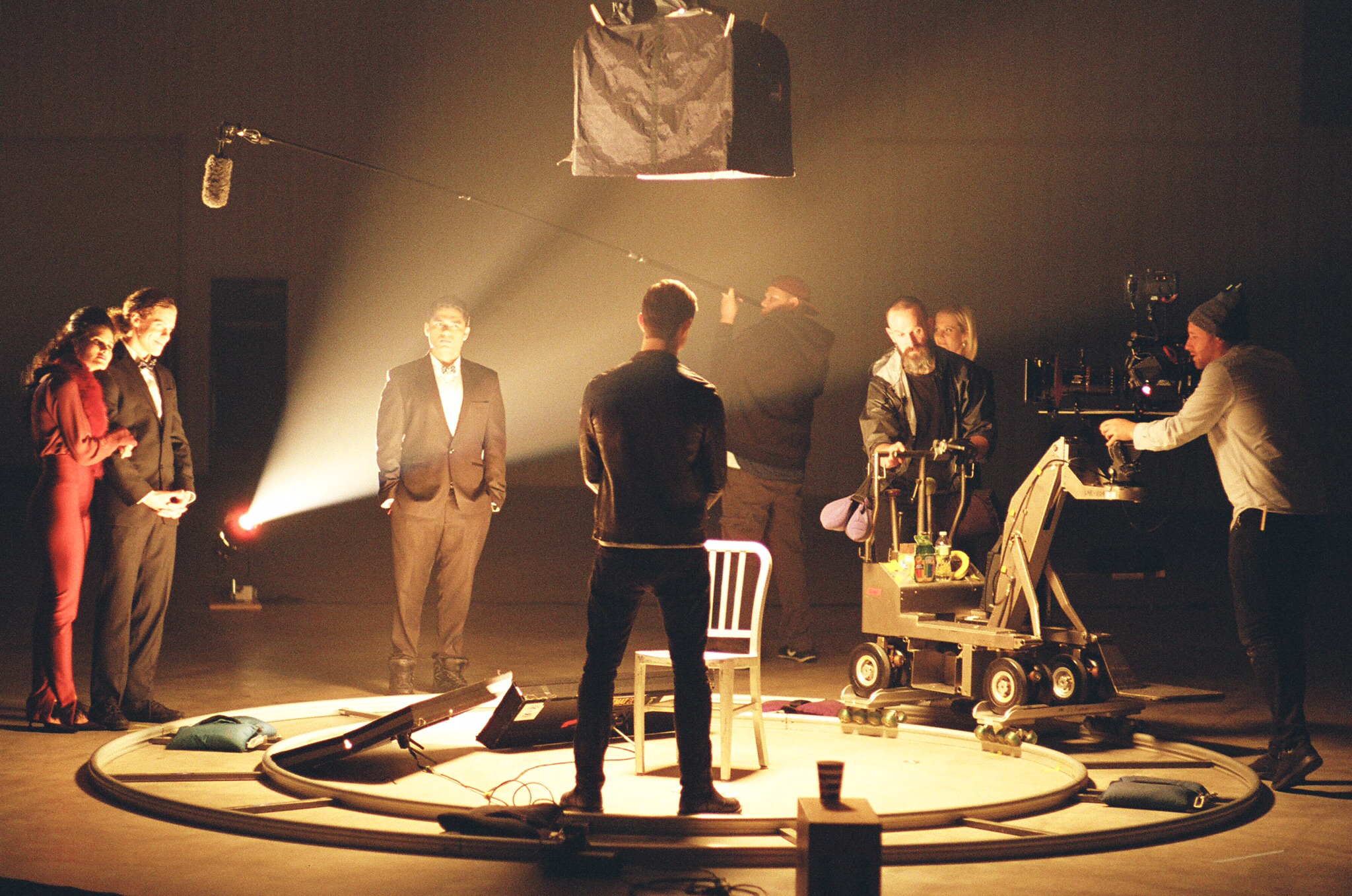 On the set of Spy Intervention , filming the ‘intervention’ scene