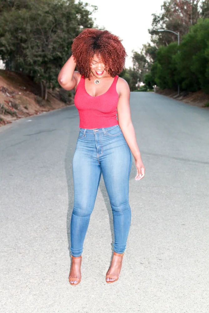 pink ice jeans
