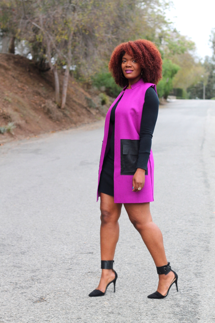 Outfit Inspiration: Sleeveless Vest, Dress, & Heels — Arteresa Lynn