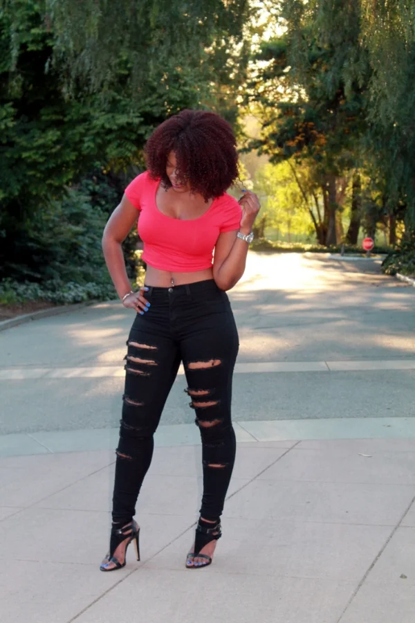 girl with curves jeans