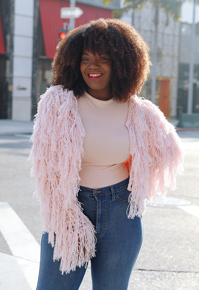 Neon Colorful Shaggy Cardigan Vintage 1970s Rainbow Crochet Knit