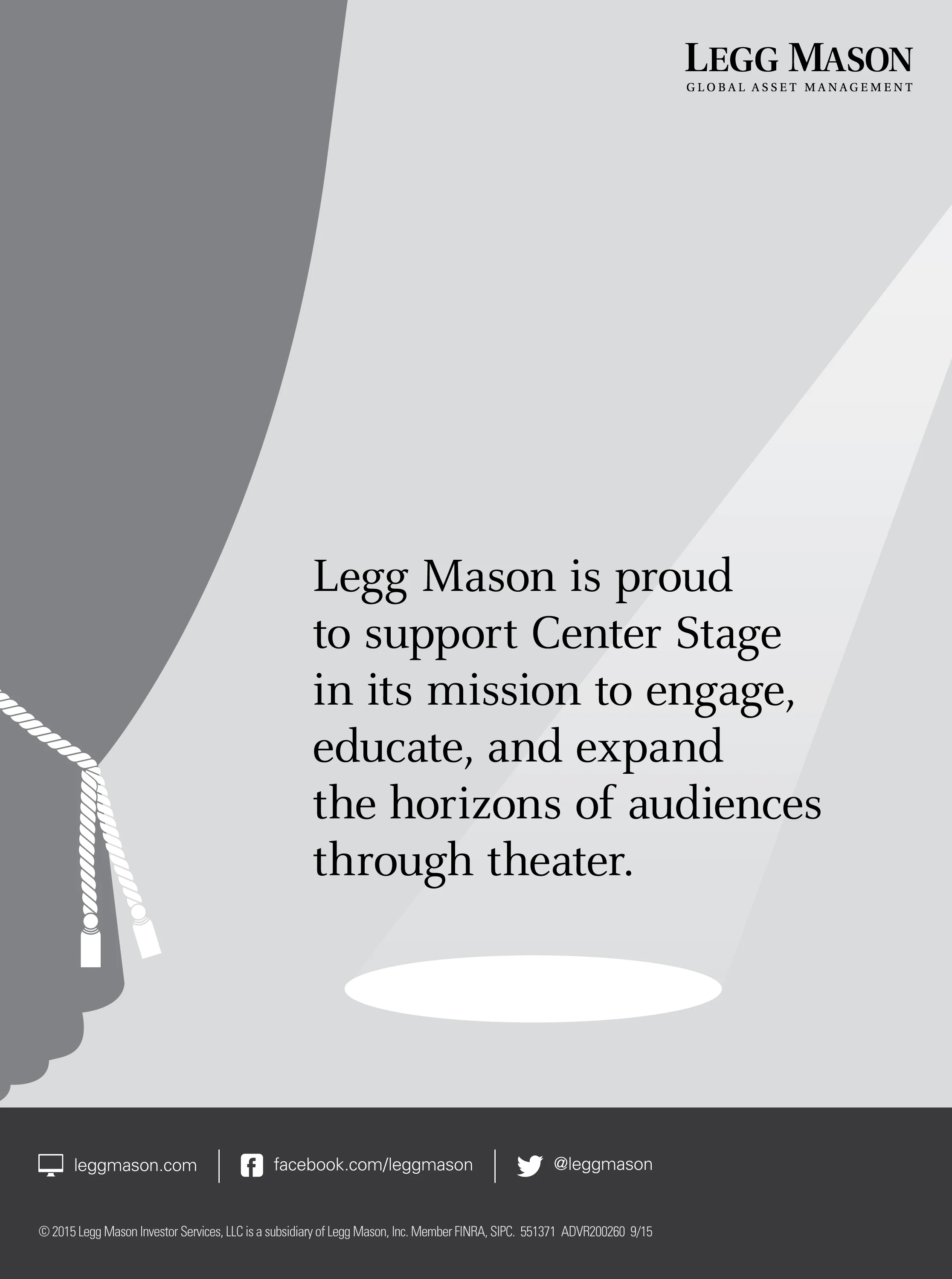  Center Stage Program Ad 