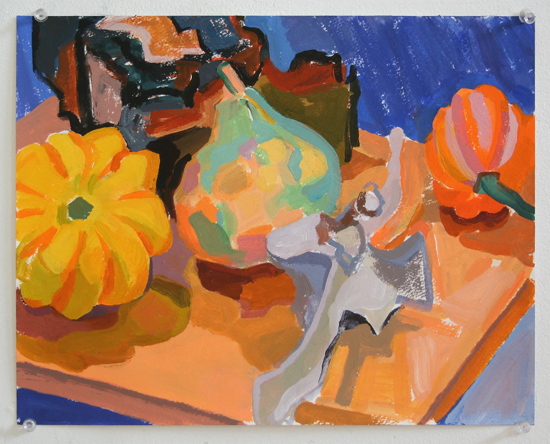 Winter Still Life with Gourds