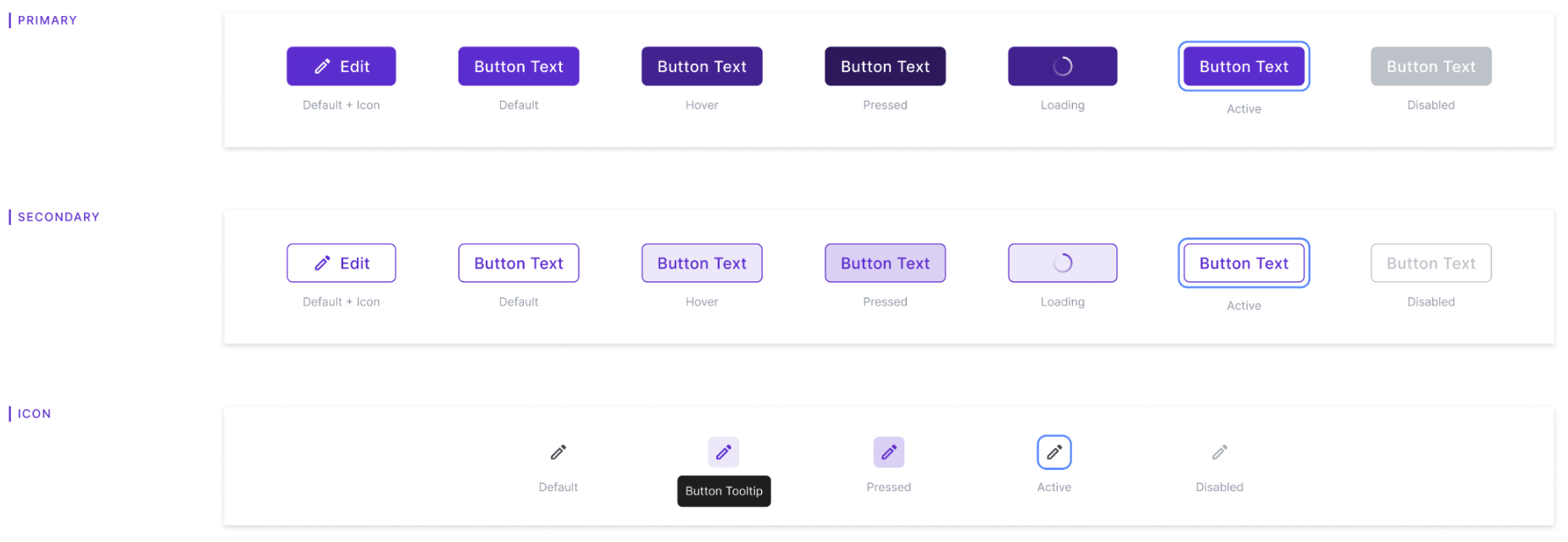 DS button states
