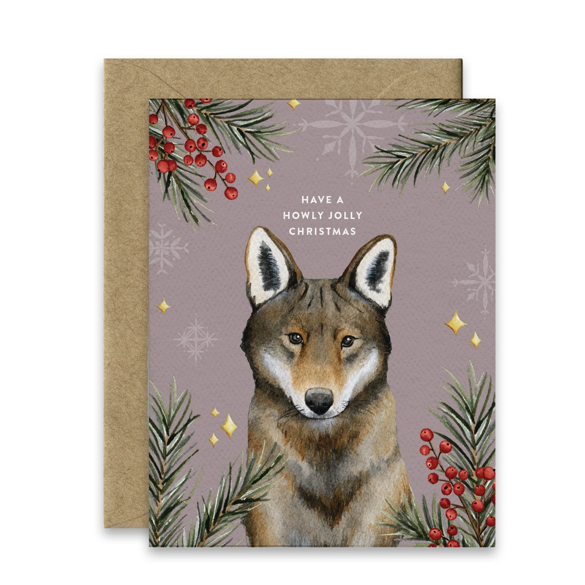 GC0107-Red-wolf-Howly-Jolly-Christmas-FRONT-v1-SQUARE.jpg