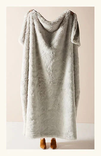 Fireside Faux Fur Throw
