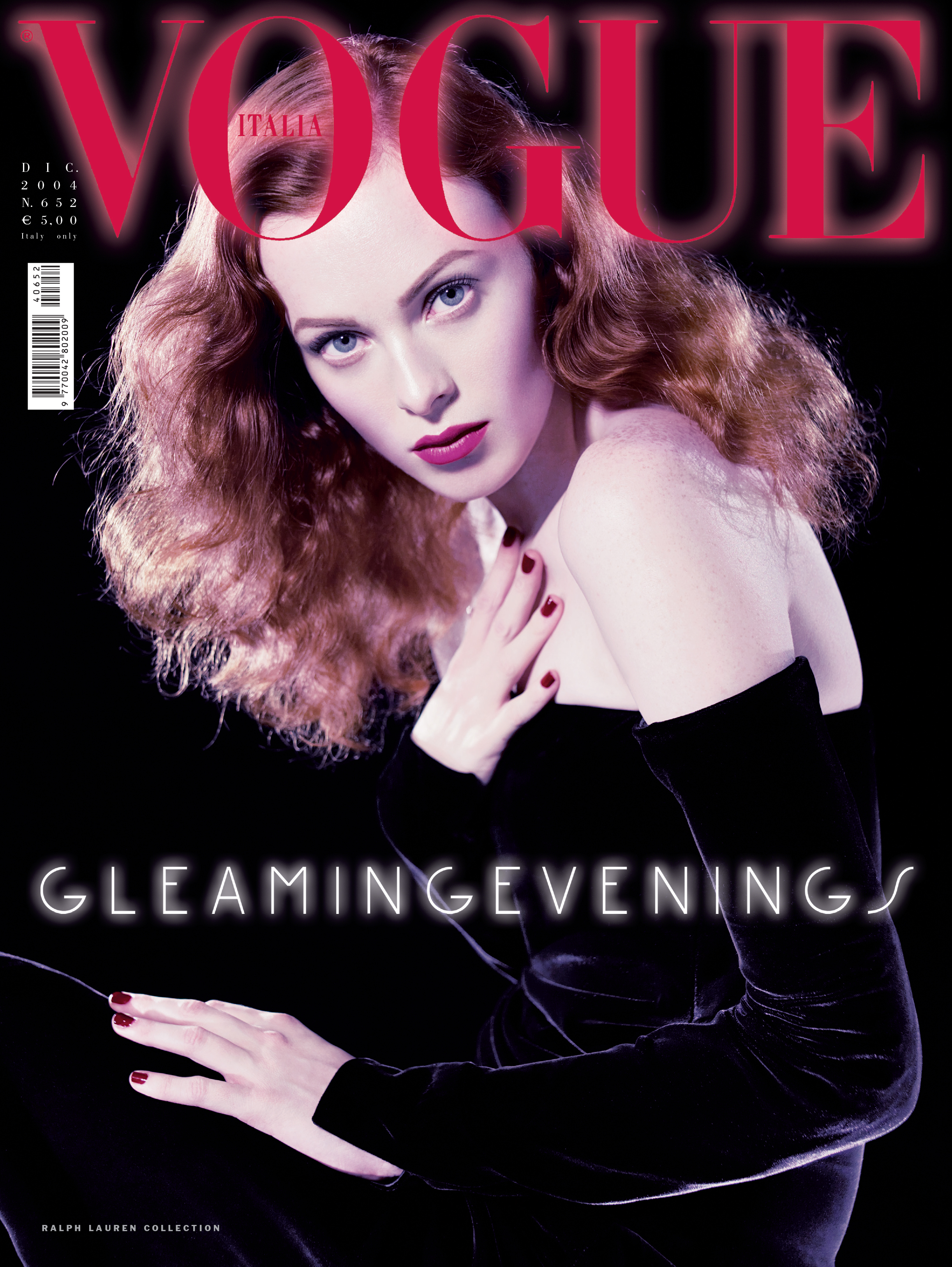 Italian Vogue cover design