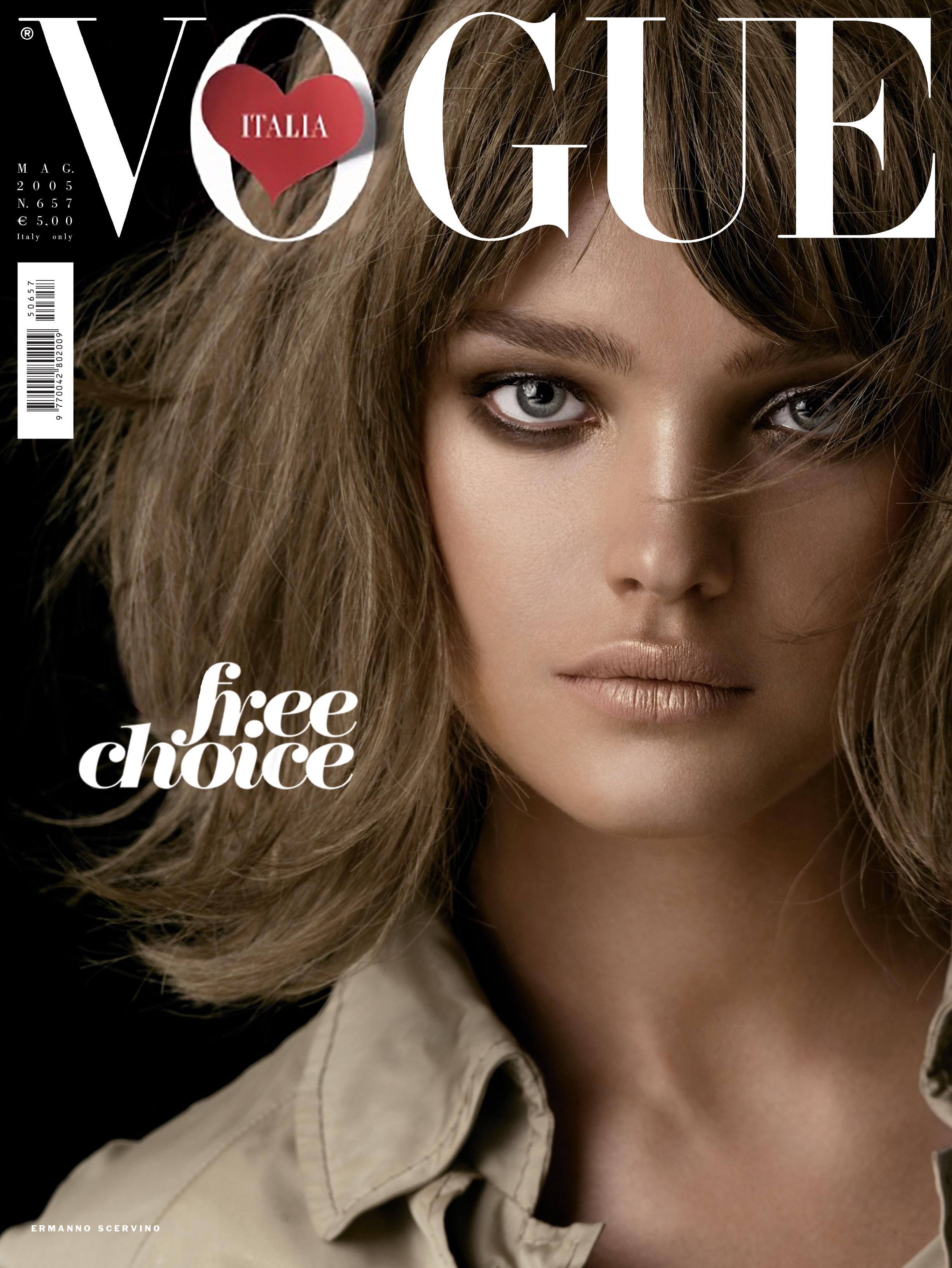 Italian Vogue cover design