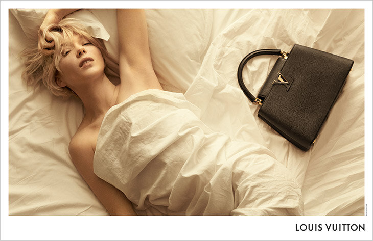 Léa Seydoux for Louis Vuitton 'Capucines' Handbags SS2021 Photographed by Steven Meisel
