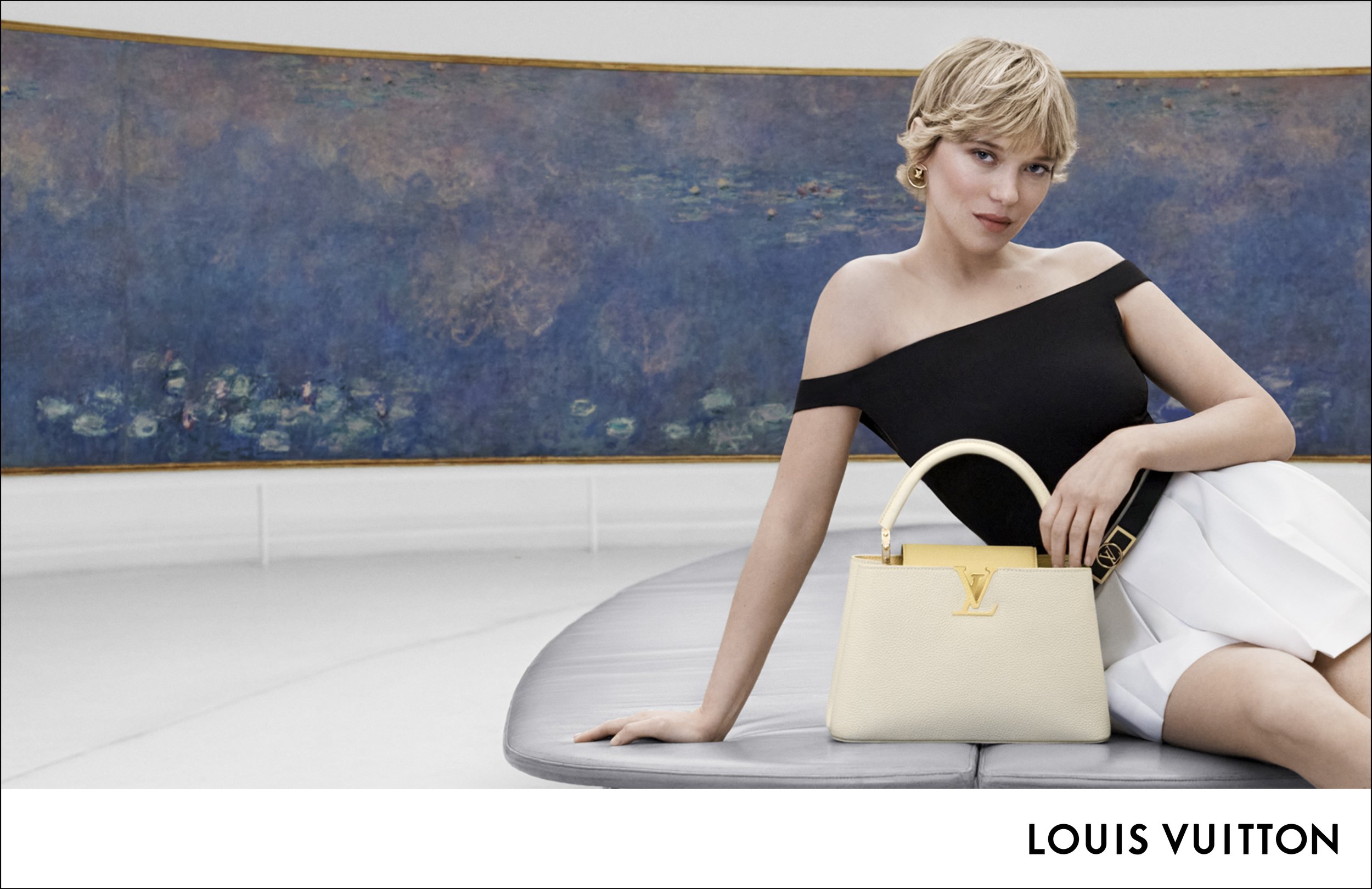 Léa Seydoux for Louis Vuitton 'Capucines' Handbags SS 2022 Photographed by Steven Meisel