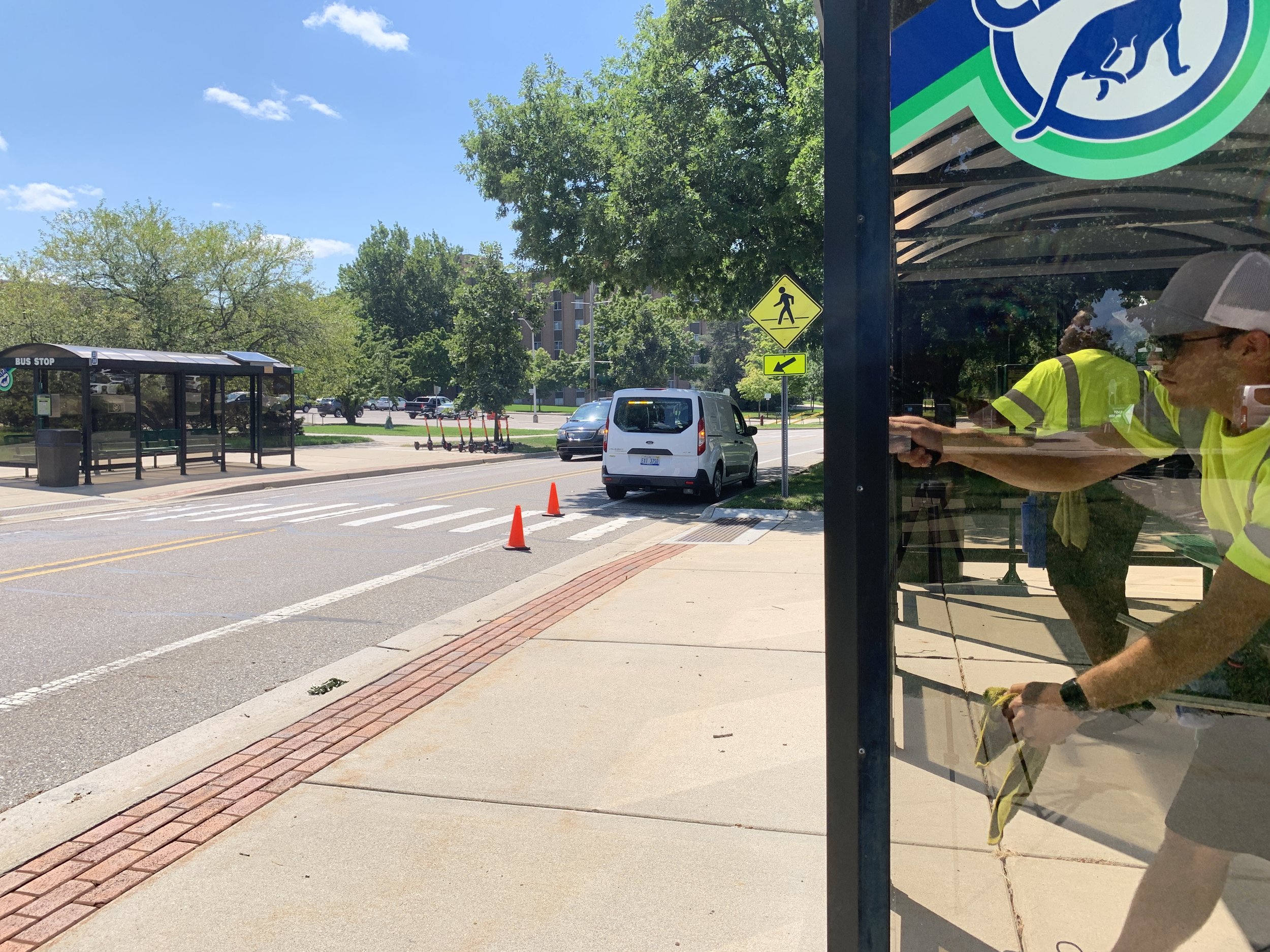 CATA Bus Shelter, MSU, East Lansing, MI