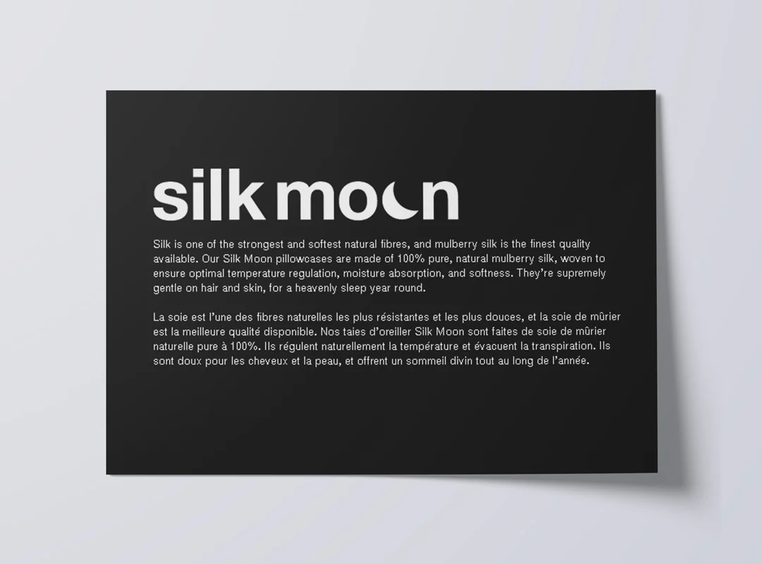 silk moon pillowcase